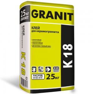 Клей для керамогранита GRANIT K 18