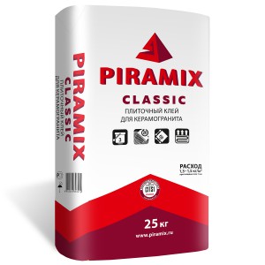 Плиточный клей PIRAMIX CLASSIC